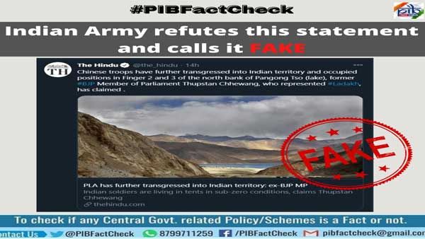 Fact Check: Has the Chinese PLA further transgressed into Indian territory