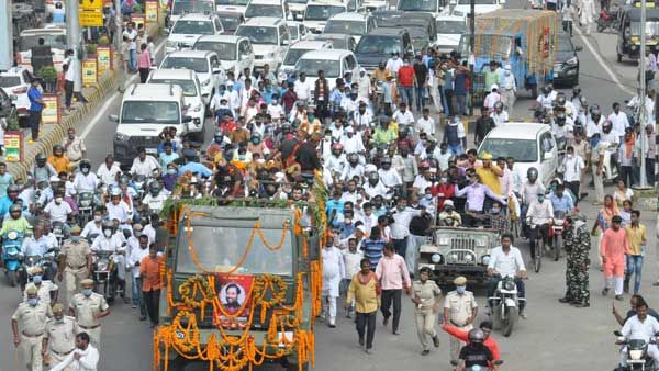 In pictures: Ram Vilas Paswan's last journey