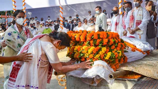 Ashes of former Assam CM Gogoi to travel across state