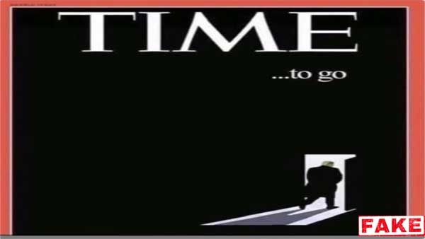 Fake: Time magazine didn’t publish story that it was time for Trump to go
