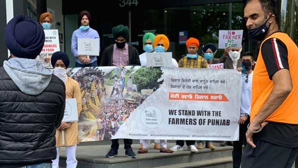 Thousands in Britain protest in solidarity of Indian farmers