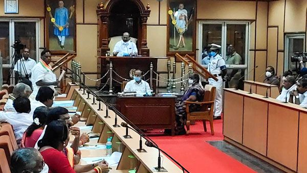 BJP says will not stake claim to form government in Puducherry