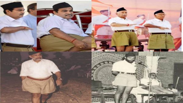 Priyanka tweets collage of PM Modi, Gadkari in khaki shorts to take a dig over 'ripped jeans' remark