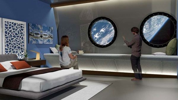 Rooms for up to 400 guests, World's first space HOTEL with bars, cinema to open in 2027