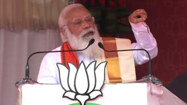 PM slams Cong-DMK over remark against TN CM's mother, dubs Raja 'outdated 2G missile'