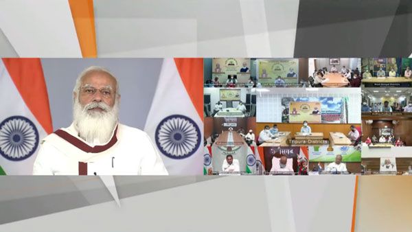 PM Modi launches distribution of e-property cards under SWAMITVA scheme