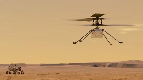 NASA's Mars helicopter takes flight,1st for another planet