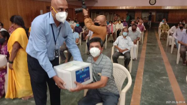 NBF continues “Support Drive” by distributing grocery kits to the vulnerable