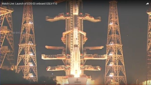 GSLV-F10 carrying earth observation satellite EOS-03 fails to reach orbit due to technical anomaly: ISRO