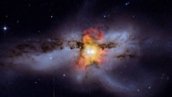 3 super massive black holes merging together in nearby universe