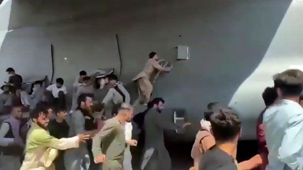 Body parts found in C-17 cargo plane's wheel that departed from Kabul: US