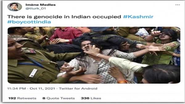 Fact check: Image of violence from Ramjas College being shared as one from Kashmir
