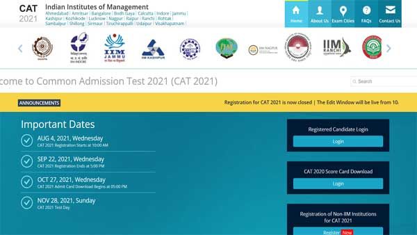 IIM CAT Admit 2021 to be released tomorrow at this time