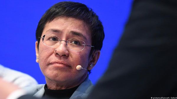 Philippine president 'happy' about Ressa's Nobel Prize