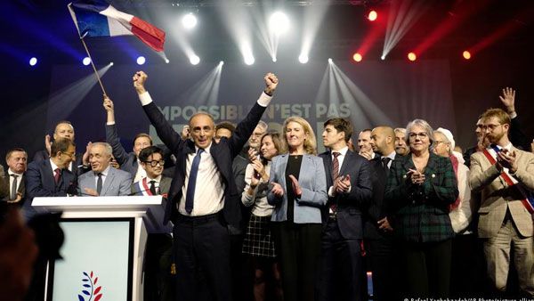 Chaos as French far-right candidate launches president bid