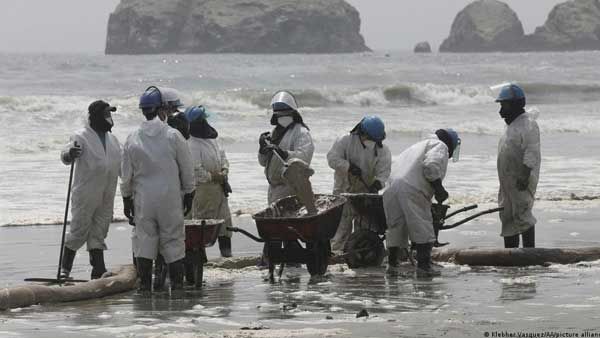 Peru blames Repsol for oil spill disaster