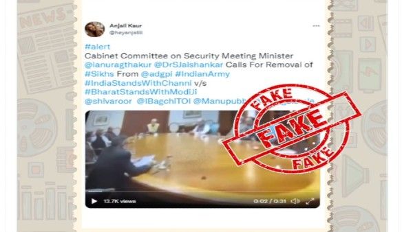 Fake: Cabinet Committee on Security didn’t discuss removal of Sikhs from Army 