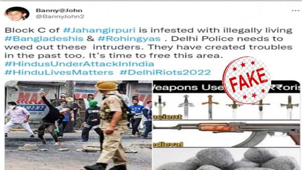 Fact check: Old image from Kashmir being shared as one shot at Jahangirpuri