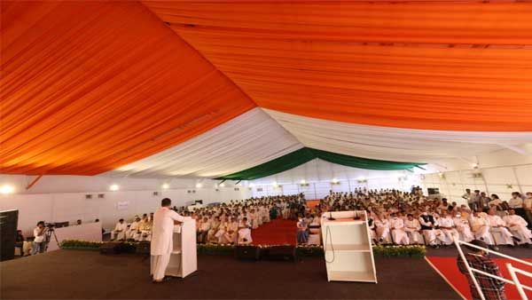 Fact Check: Did Congress use colour of Pakistan flag to decorate the tent for the ‘Chintan Shivir’