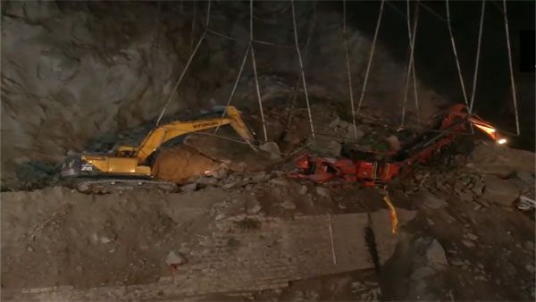 Under-construction tunnel in J&K collapses: Four injured