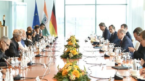 PM Modi holds bilateral talks with German Chancellor Olaf Scholz [Pics]