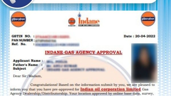 Fact check: IOCL's confirmation letter for INDANE GAS Agency is fake