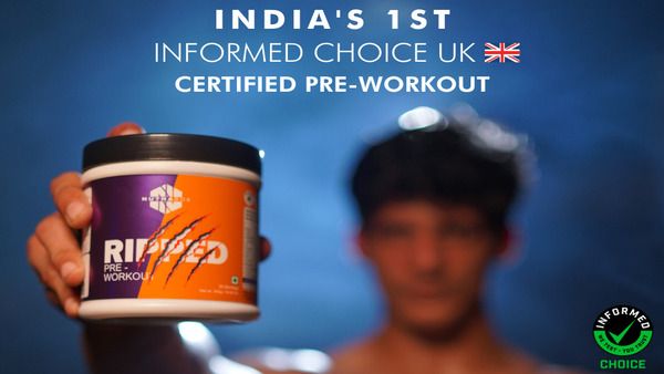 Nutrabox offers India’s 1st ‘Informed Choice UK’ Certified Ripped Pre-workout Powder