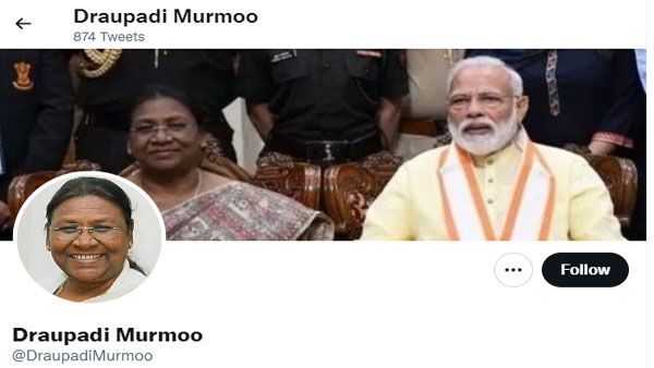 Fact Check: Does Draupadi Murmu have a Twitter account