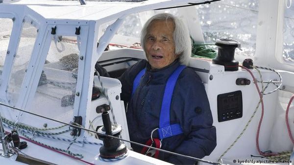 Japanese 83-year-old crosses Pacific on a sailboat