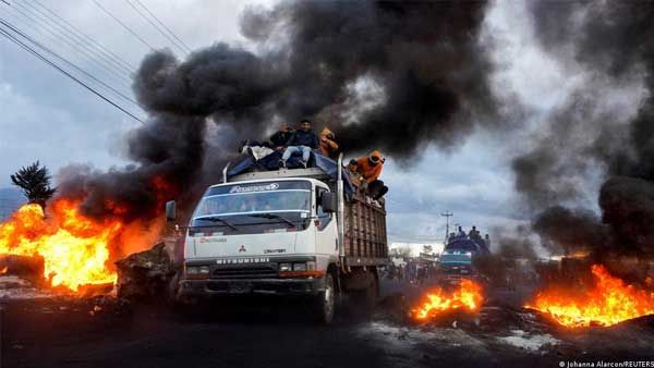 Ecuador: Clashes break out at Indigenous protests