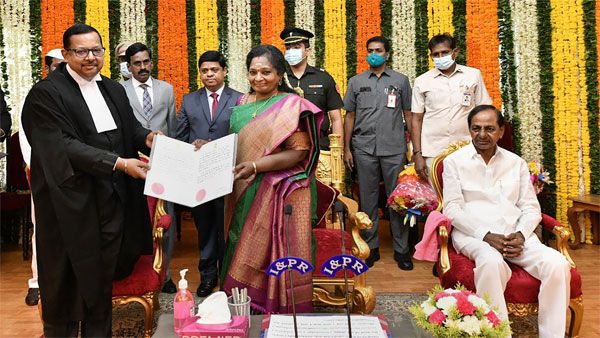 Ujjal Bhuyan takes oath as Chief Justice of Telangana High Court