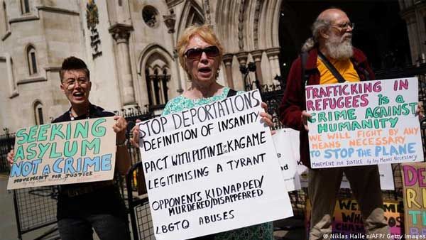 UK cancels first deportation flight to Rwanda