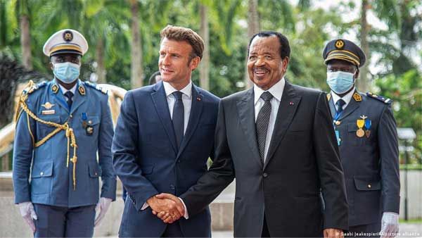 Macron in Cameroon offers look at past, help for future