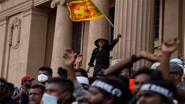 Sri Lankan military raids protest site as new President takes over
