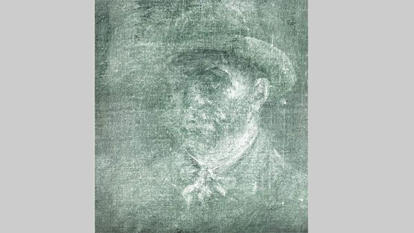 Ghostly self-portrait of Van Gogh accidentally discovered on the back of his painting