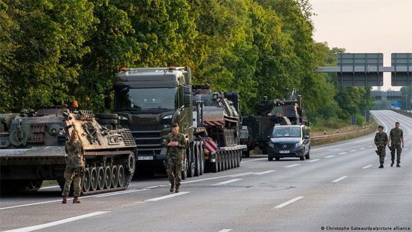Berlin plays safe after fire at forest explosive site
