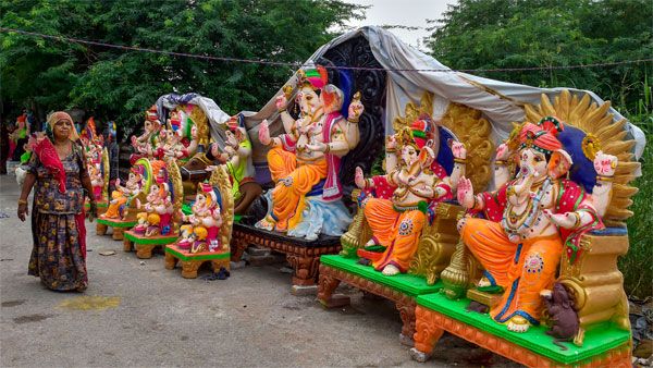 Raipur: 150 Ganesh idols vandalised, FIR registered against unidentified persons