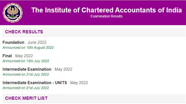 ICAI CA Foundation Result 2022 declared: Direct link to download