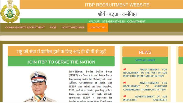 ITBP recruitment 2022: Check vacancy, registration begins on Nov 23