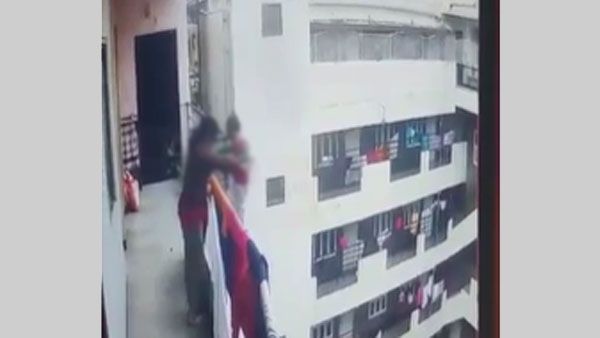 Mother throws 4 year old daughter from 4th floor of building, child dies on the spot