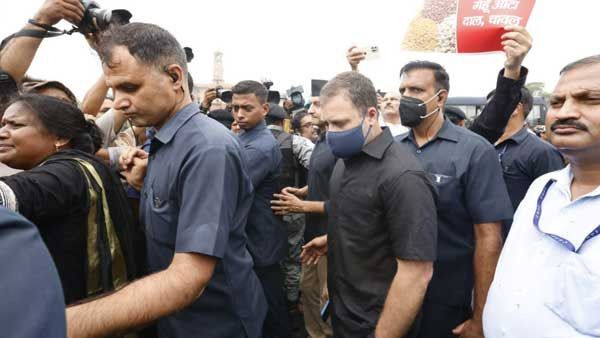 Rahul, Priyanka Gandhi detained amid massive Congress protest in Delhi