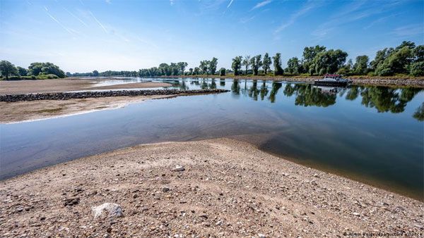 Rivers in Europe are too dry, too low, too warm