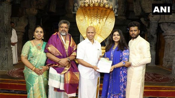 Muslim family from Chennai donates Rs 1.02 cr to Tirupati Balaji temple