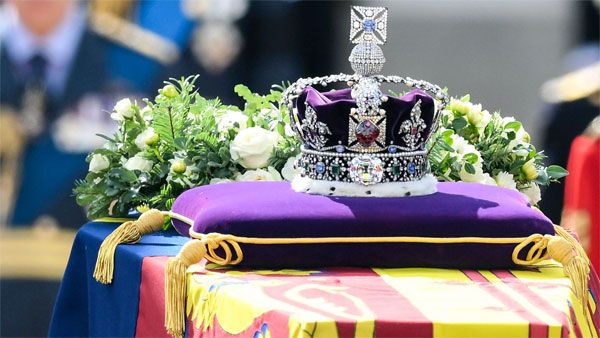 Queen’s funeral: Elizabeth II’s coffin lowered into vault at Windsor