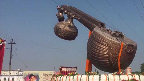 UP CM Yogi inaugurates Lata Mangeshkar Chowk in Ayodhya