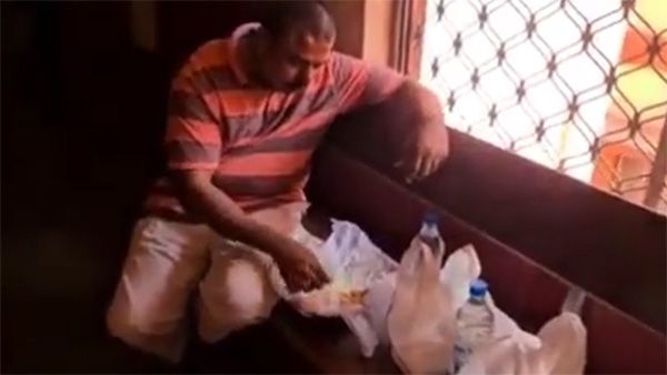 Fact Check: Is this video of Raja Singh having food shot at the Cherlpally Central jail