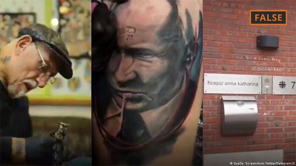 Fact check: No Putin tattoo sessions in German hospice