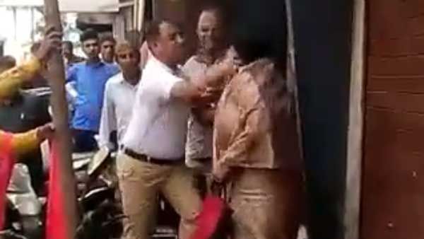Caught on camera: MNS worker slaps a woman in Mumbai