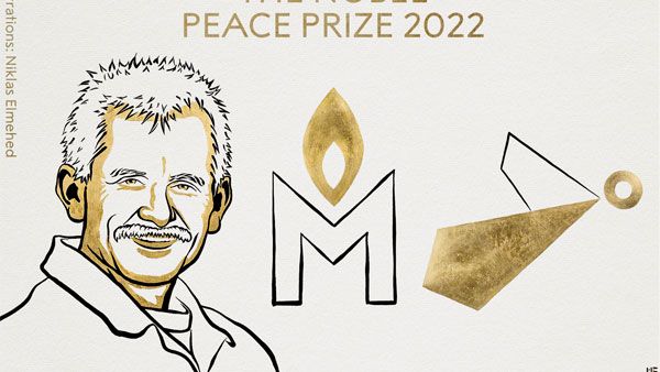 Ales Bialiatski of Belarus, Russia's Human Rights Memorial & Ukraine's CCL winners of Nobel Peace Prize 2022