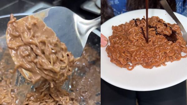 Dark chocolate maggi is the latest addition to bizarre food combo list; Netizens disgusted